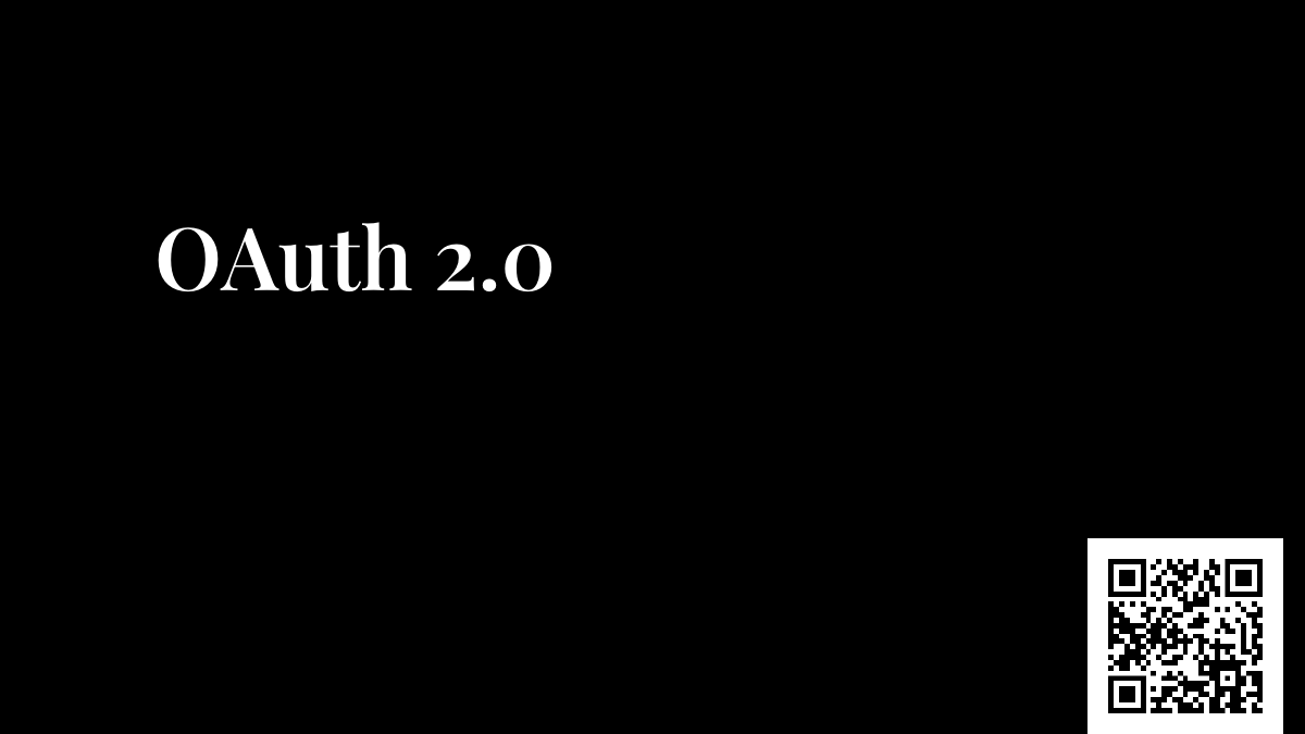 OAuth 2.0