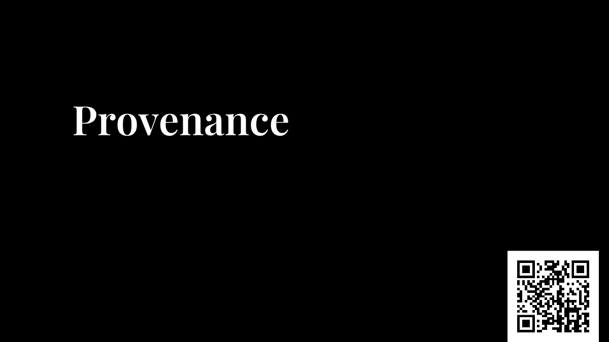 Provenance